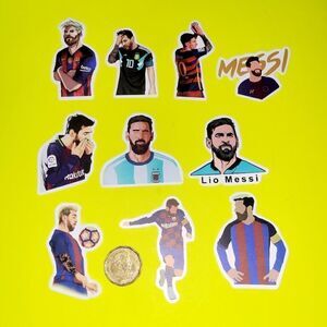 3/$20 brand new 10x waterproof Messi sticker